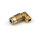 SKF Kniestück mit kegeligem Gewinde - R 1/8 keg (G) - Für Rohr Ø 4 mm - Messing / Stahl verzinkt - Dichtung: FPM