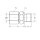 SKF Gerade Einschraubverschraubung mit Whitworth-Rohrgewinde - R 1/8 keg (d1) - Für Rohr Ø 8 mm (d) - Stahl verzinkt - Bauform: LL