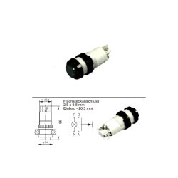 BEKA MAX Leuchtdrucktaster - 12 V/24 V - aus Kunststoff - grün