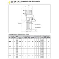 Spandau Eintauchpumpen - 230/400 Volt -  PRA 17 K - Eintauchtiefe: 250 mm - 90 l/min