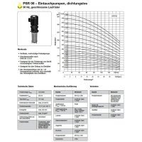 Spandau K&uuml;hlwasserpumpe - 230/400 Volt - PSR  04 - Eintauchtiefe: 244 mm - 110 l/min - 1,1 kW
