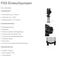 Spandau K&uuml;hlwasserpumpe - 400 Volt - PXA  10 - Eintauchtiefe: 518 mm - 195 l/min
