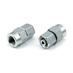 SKF Manometer-Anschlussverschraubung - schwenkbar - mit O-Ring - Für Rohr Ø 8 mm (d) - Stahl - Bauform: L