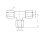 SKF T-Verschraubung - Für 3x Rohr Ø 6 mm (d) - Stahl - Bauform: L