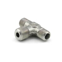 SKF T-Einschraubverschraubung mit Whitworth-Rohrgewinde - R 1/8 keg (d1) - Für Rohr Ø 4 mm (d) - Stahl verzinkt - Bauform: LL