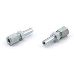SKF Reduzieranschluss - M12x1 (d2) - Für Rohr Ø 8 mm (d) auf Rohr Ø 6 mm (d1) - Stahl - Bauform: LL