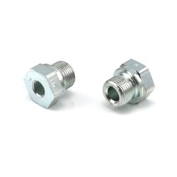 SKF Reduzieranschluss - G 3/8 (d1) auf G 1/8 (d2) - 22,5 mm (l1) - Stahl, verzinkt