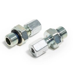 SKF Gerade Einschraubverschraubung mit Eolastic-Dichtung und EO2-Funktionsmutter - G 1/8 (d1) - Für Rohr Ø 4 mm (d) - Stahl - Bauform: LL