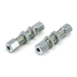 SKF Gerade Schottverschraubung mit EO2-Funktionsmutter - Ø 10 mm auf Ø 10 mm - Stahl - Bauform: L