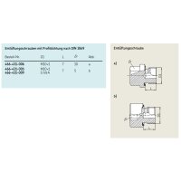 SKF Entlüftungsschraube - mit Profildichtung - M10x1 (d1) - SW 11 - Stahl, verzinkt