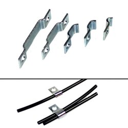 SKF Befestigungsschelle - Für 1 x Rohr Ø 8 mm und 2 x Rohr Ø 4 mm (D) - Stahl verzinkt - Zweiseitig