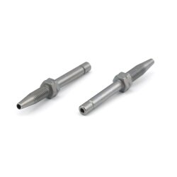 SKF Rohrstutzen gerade - Ø 6 x 32 mm (L) - Für Hochdruckschlauch Ø 4,1x8,75 mm Stahl - Mit Nut