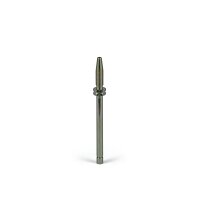 SKF Rohrstutzen gerade - Ø 6 x 75 mm (L) - Für Hochdruckschlauch Ø 4,1x8,75 mm Stahl - Mit Nut