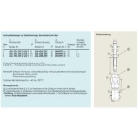 SKF Rohrstutzen gerade - Ø 8 x 26 mm (L) - Für Hochdruckschlauch Ø 6,4x11,3 mm - Stahl - Ohne Nut