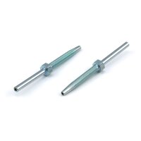 SKF Rohrstutzen gerade - Ø 8 x 39 mm (L) - Für Hochdruckschlauch Ø 6,4x11,3 mm Stahl - Mit Nut