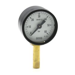 SKF Manometer - Anzeigebereich: 0-10 bar - Rohr Ø 8 mm