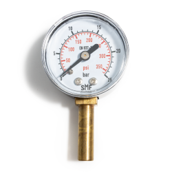 SKF Manometer - Anzeigebereich: 0-25 bar - Rohr Ø 8 mm