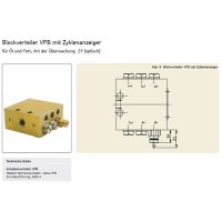 SKF  Blockverteiler VPBG-8-S3 - Anschluss: G 1/8