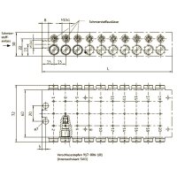 SKF Blockverteiler VPBG-10-ZY - Anschluss: G 1/8 - Mit Zyklenanzeiger