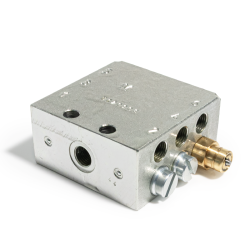 SKF Blockverteiler VPBM-3-ZY - Anschluss: M10x1 - Mit Zyklenanzeiger