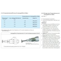 SKF Pumpenelement - Für Progressivpumpe KFG1 - 6 cm³/Min. - Mit zwangsgeführtem Kolben