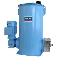 SKF Progressivpumpe FK1/15U21M04/1/200MA0/0001AF07 - 230/400 Volt - 15 kg - Mit Füllstandsüberwachung - Mit DBV - Mit 1 PE - Mit 1 Manometer