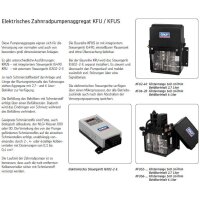 SKF Einleitungspumpe KFU2-30 - 24 Volt - 2,7 Liter - Ohne Steuerung
