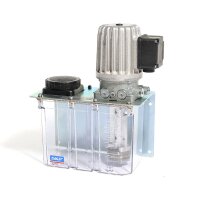 SKF Zahnradpumpenaggregat MFE2-K3F-2+299 - 1 x 0,2 l/min - mit Kunststoffbehälter - 2,7 Liter - Spannungsbereich II - 207-254V / 360-440V, 50Hz - 249-305V / 432-528V, 60Hz