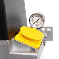 SKF Einleitungspumpe MKF2-12AA10000 - für Fließfett - 230 Volt - 3 Liter - 0,2 l/min - ohne Steuerung - ohne Füllstandsschalter - mit Druckschalter - mit Manometer - mit Kunststoffbehälter - 2 Kabelverschraubungen