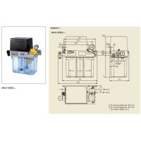 SKF Einleitungspumpe MKF2-KW6-22013 - für Fließfett - 230 Volt - 6 Liter - 0,2 l/min - mit Steuerung - mit Füllstandsschalter - mit Druckschalter - mit Manometer - mit Kunststoffbehälter