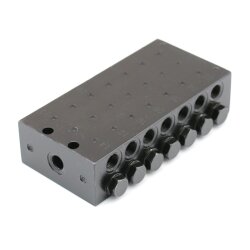 Graco Progressivverteiler - 14 Abgänge - 0,2 cm³ pro Auslass und Hub - Stahl - Öl/Fett