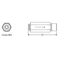 Delimon Dosierelement QSA 1 - 1,539 ccm - bei 5 bar - 100 Cst