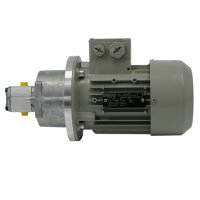 SKF 1-Kreis-Zahnradpumpenaggregat 124 - Motor-Flanschausf&uuml;hrung - 1 l/min - 150 bar - 220/380 Volt - 20 bis 750 mm&sup2;/s