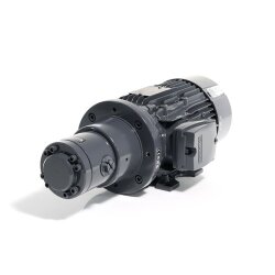 SKF 1-Kreis-Zahnradpumpenaggregat 143 - Motor-Fußausführung - 12,5 l/min - 20 bar - 220/380 Volt - 20 bis 1000 mm²/s - Dichtung: NBR - Klemmkasten: Rechts - CE-Zulassung