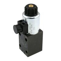 SKF 4/2-Wegemagnetventil 161-140-050+924 - Für Öl - 24 Volt - Aluminium