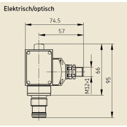 SKF  Differenzdruckschalter 176-200-009 - 1 x Öffner / 1 x Schließer - Elektrischer Anschluss: M12x1 / 4-polig