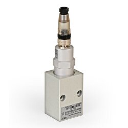 SKF Mengenbegrenzer 24-2708-8300 - SP/SMB 8/2E5/300 - Baugröße: 8 - 7,21 l/min - Düsendurchmesser: 3,00 mm - Mit Signalgeber 24 bis 230 V AC/DC (Stecker ohne LED`s)