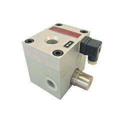 SKF Mengenbegrenzer 24-2713-1380 - SP/SMB 13/2E1/380 - Baugröße: 13 - 12,75 l/min - Düsendurchmesser: 3,80 mm - Mit elektrischer Überwachung