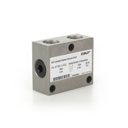 SKF Mengenteiler SP/SMT1/1/10/A100/B100 - Für Öl - 0,5 bis 6 l/min - Düsen-Ø: 1-2 = 1 mm - 1:1
