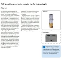 SKF Dosierelement ABN40 - Für Öl und Fließfett - 0,40 cm³ - Edelstahl - Dichtung: Edelstahl-Ring