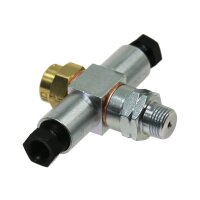 SKF Dosiereinheit 321-T - Für Öl - Auslass: 1 - 0,03 cm³ - R 1/8 keg - Für Rohr-Ø: 4 mm - Elastomer: NBR