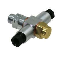 SKF Dosiereinheit 321-T - Für Öl - Auslass: 1 - 0,06 cm³ - R 1/8 keg - Für Rohr-Ø: 4 mm - Elastomer: NBR