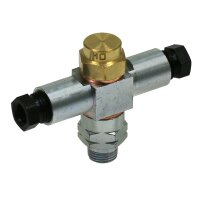 SKF Dosiereinheit 321-T - Für Öl und Fließfett - Auslass: 1 - 0,06 cm³ - R 1/8 keg - Für Rohr-Ø: 6 mm - Elastomer: NBR
