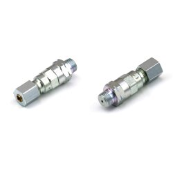 SKF Dosiereinheit 321-G - Für Öl und Fließfett - Auslass: 1 - 0,10 cm³ - R 1/8 keg - Für Rohr-Ø: 6 mm - Elastomer: NBR