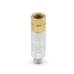 SKF MonoFlex Kolbenverteiler 341 - Für Öl - Auslass: 1 - 0,10 cm³ - Für Rohr-Ø: 4 mm - Aluminium - Elastomer: NBR - Dichtung: CU-Ring - 45 bar