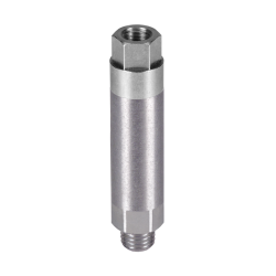SKF MonoFlex Vorschmierverteiler 351 - Für Öl - Auslass: 1 - 0,10 cm³ - Edelstahl - Elastomer: FPM - Dichtung: Edelstahl-Ring - 45 bar