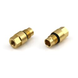 SKF Dosiernippel Serie 350 - Öl - 0,20 cm³ - Messing - Lötlose Rohrverschraubung - NBR Elastomere