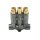 SKF MonoFlex Vorschmierverteiler 353 – Für Öl – Auslässe: 3 – 3 x 0,10 cm³ – Armatur: Ohne (links und rechts) – Elastomer: NBR - 45 bar - Lötlose Rohrverschraubung