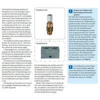 SKF MonoFlex Impulsverteiler 361 - Für Öl - Auslass: 1 - 0,10 cm³ - Messing - Elastomer: NBR - Dichtung: CU-Ring - 40 bar