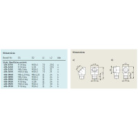 SKF Winkelstück 45° - R1/8" (d) auf M10x1 (d1) - 21 mm (L) - Stahl verzinkt